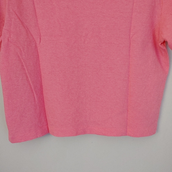 Denim Forum Aritzia The Vintage Crop Tee Short Sleeve Top Size Medium Candy Drop - Picture 15 of 16
